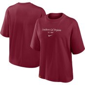 USC Trojans Women's Nike Cardinal So Cal Established Tag Boxy T-Shirt